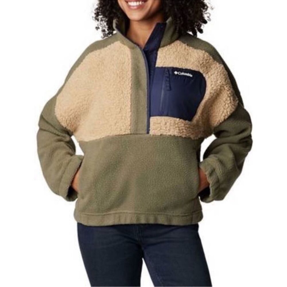 VIRAL Columbia fleece pullover NWT!
